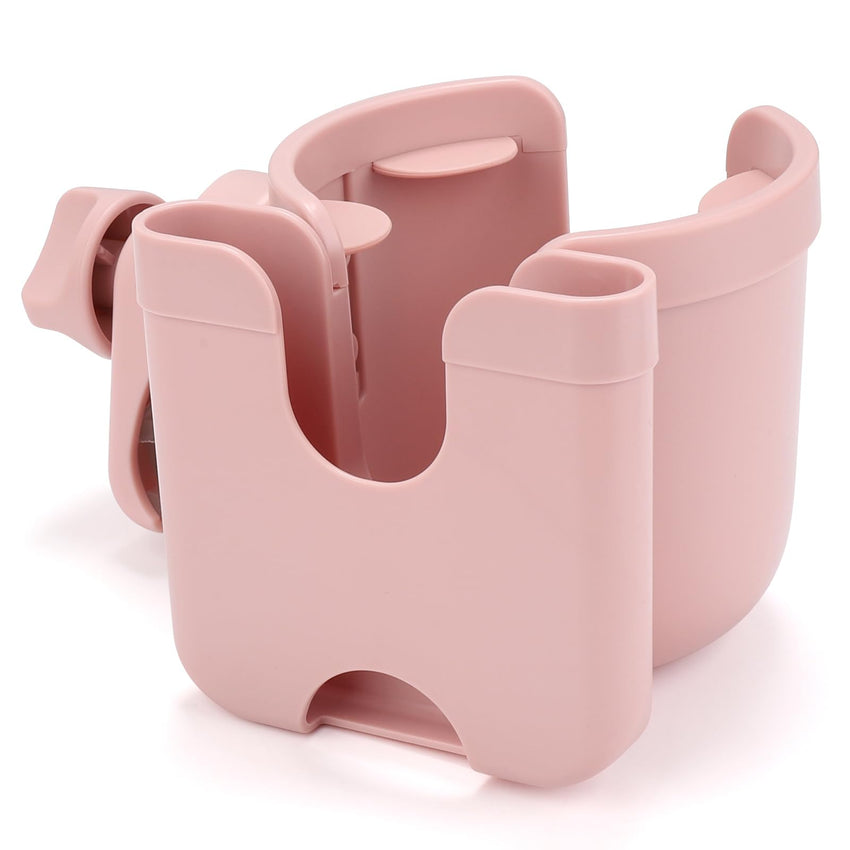 Accmor Stroller Cup Holder with Phone Holder, Bike Cup Holder, Universal Cup Holder for Uppababy Nuna Doona Strollers, 2 - in - 1 Cup Phone Holder for Stroller, Bike, Wheelchair, Walker, Scooter - 7DAY'S
