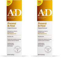 A+D Original Diaper Rash Ointment Prevents & Treats Diaper Rash, Moisturizing Skin Protectant with Vitamins A & D, Healing Skin Ointment for Dry and Cracked Skin 4oz - 7DAY'S