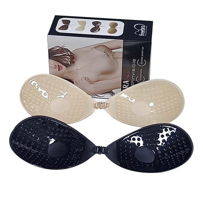 Adhesive Bra Strapless Sticky Invisible Push up Silicone Bra - 7DAY'S