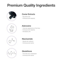Age Defying Caviar Cream – Premium Anti - Aging Moisturizer with 12% Caviar Extract and Glutathione for Face and Neck (50ml/1.69 oz) - 7DAY'S