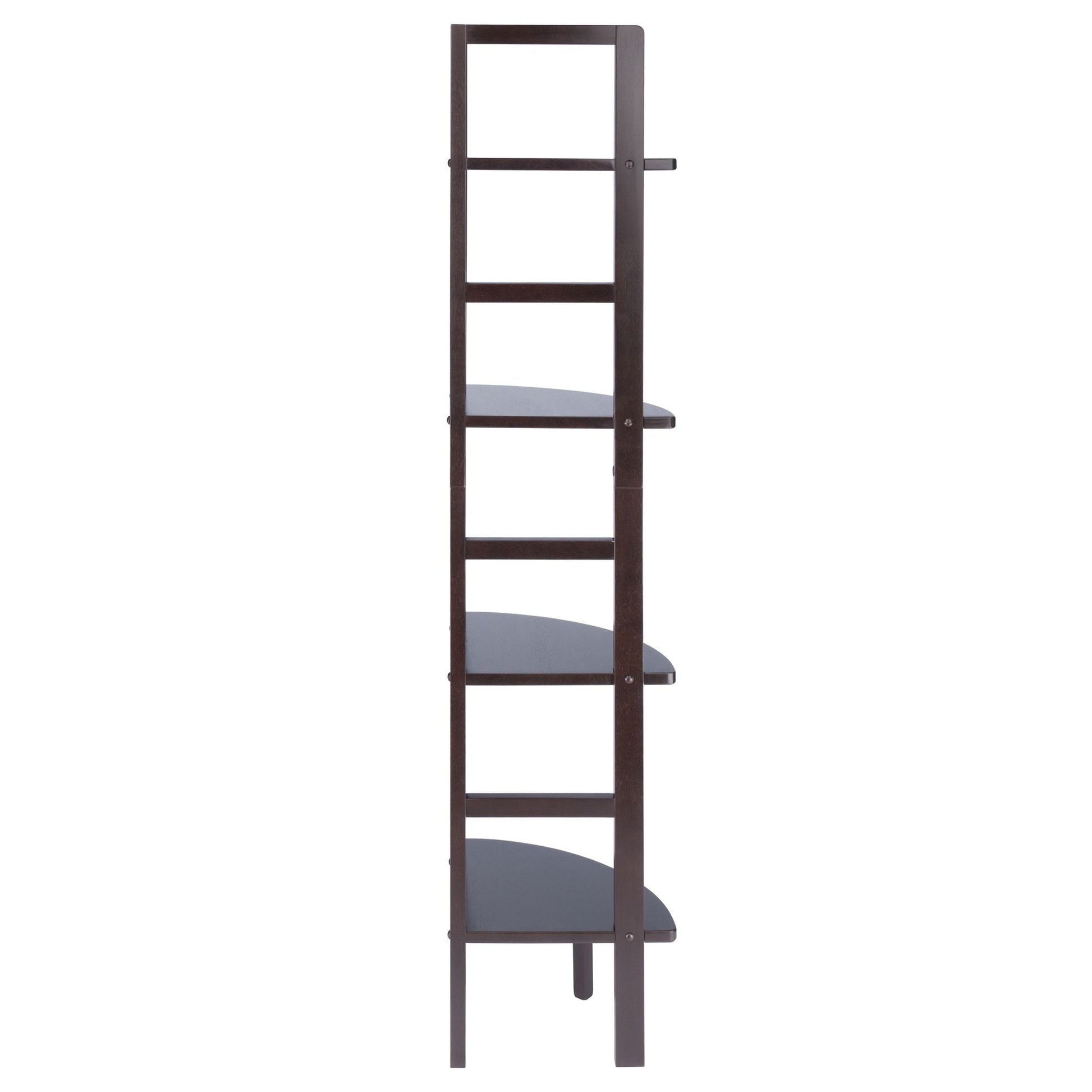 Aiden Corner Bakers Rack in Coffee Finish - 7DAY'S