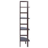 Aiden Corner Bakers Rack in Coffee Finish - 7DAY'S