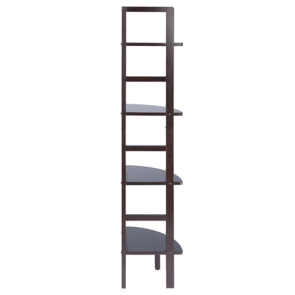 Aiden Corner Bakers Rack in Coffee Finish - 7DAY'S