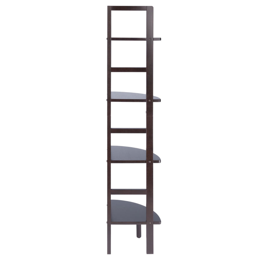 Aiden Corner Bakers Rack in Coffee Finish - 7DAY'S