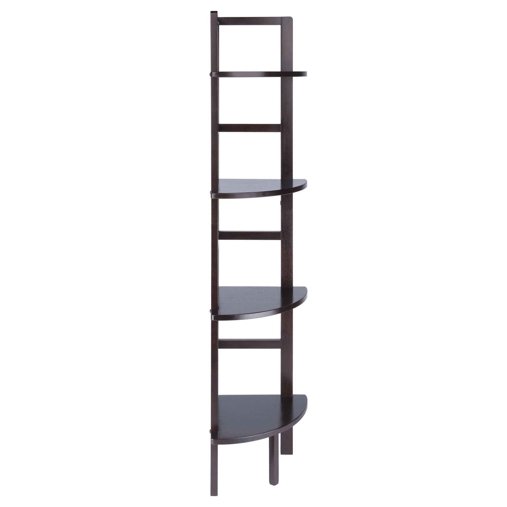 Aiden Corner Bakers Rack in Coffee Finish - 7DAY'S