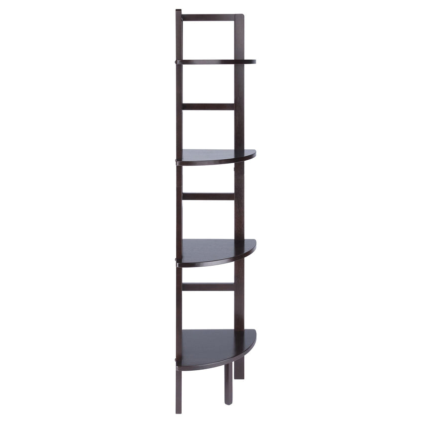 Aiden Corner Bakers Rack in Coffee Finish - 7DAY'S