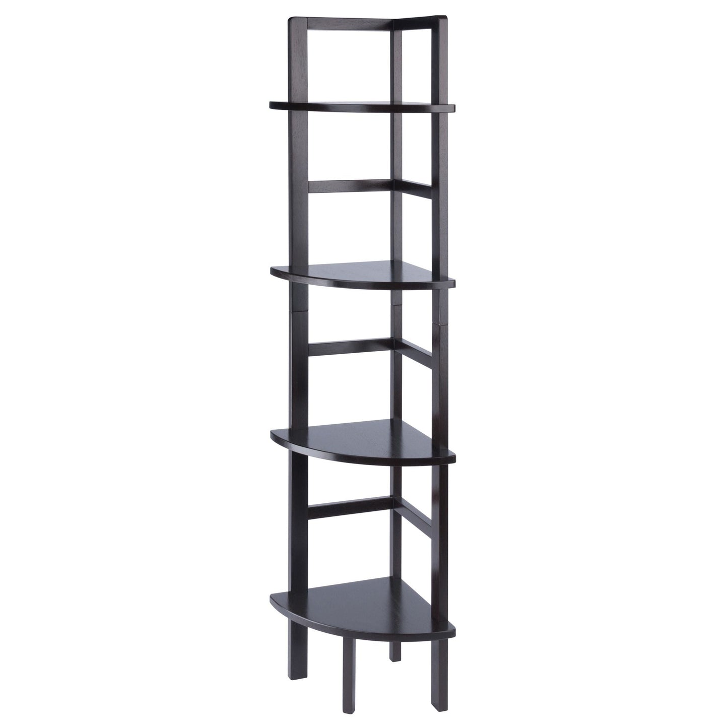 Aiden Corner Bakers Rack in Coffee Finish - 7DAY'S