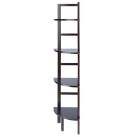 Aiden Corner Bakers Rack in Coffee Finish - 7DAY'S