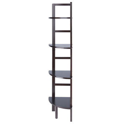 Aiden Corner Bakers Rack in Coffee Finish - 7DAY'S