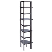 Aiden Corner Bakers Rack in Coffee Finish - 7DAY'S