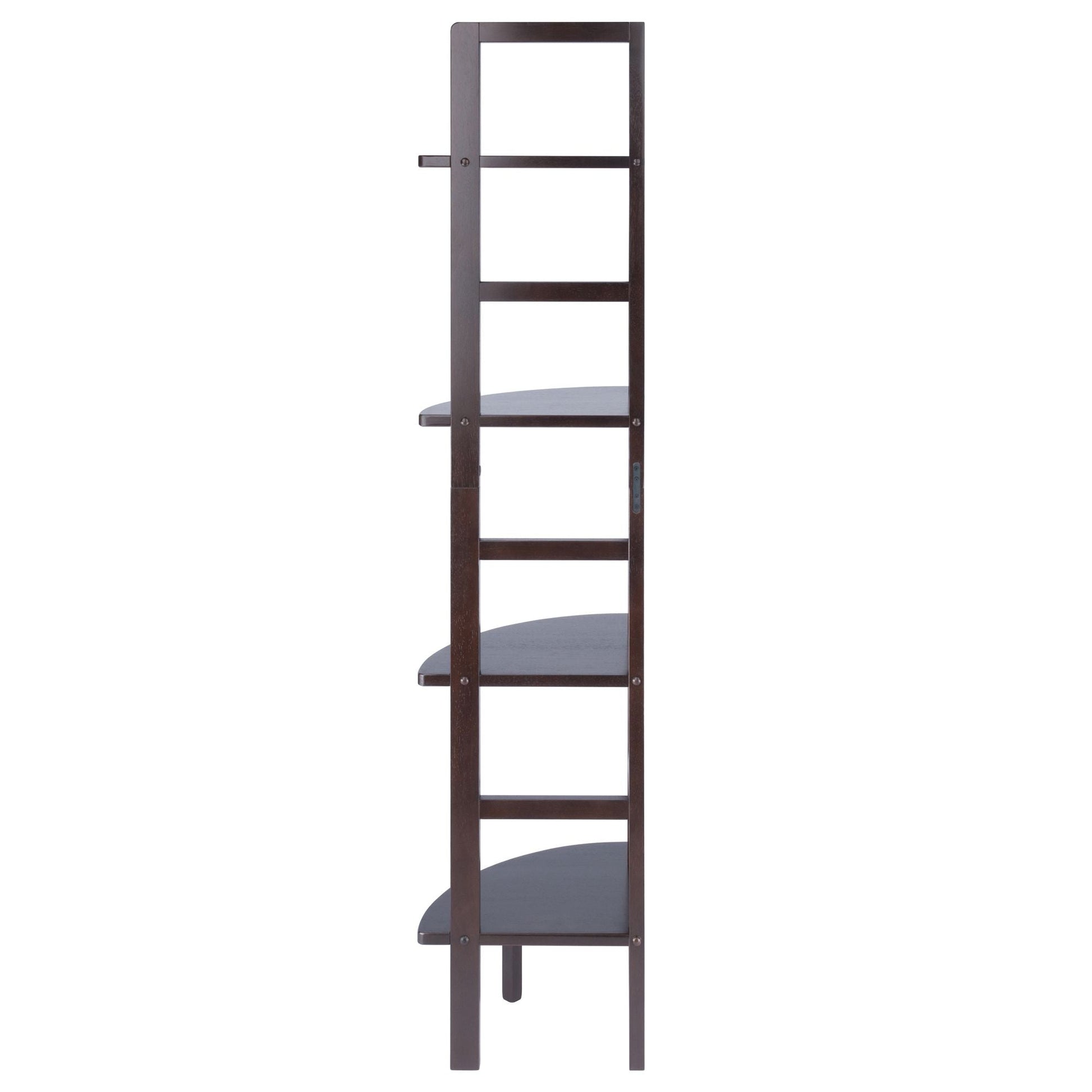 Aiden Corner Bakers Rack in Coffee Finish - 7DAY'S