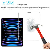 Ailun 2 Pack Screen Protector for iPad Pro 13 Inch 2024 7th Generation + 2 Pack Camera Lens Protector,Tempered Glass Anti - Scratch Case Friendly, Compatible with Face ID Apple Pencil[4 Pack] - 7DAY'S