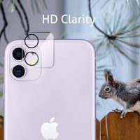 Ailun 2Pack Screen Protector Compatible for iPhone 11 [6.1 inch] + 2 Pack Camera Lens Protector,Tempered Glass Film, [9H Hardness] - HD - 7DAY'S