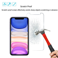 Ailun 2Pack Screen Protector Compatible for iPhone 11 [6.1 inch] + 2 Pack Camera Lens Protector,Tempered Glass Film, [9H Hardness] - HD - 7DAY'S
