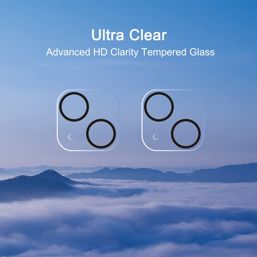 Ailun 3 Pack Camera Lens Protector for iPhone 16 Pro 6.3" / 14 Pro 6.1" & iPhone 16 Pro Max 6.9" / 14 Pro Max 6.7",Tempered Glass,9H Hardness,Anti - Scratch,Case Friendly[Does not Affect Night Shots] - 7DAY'S