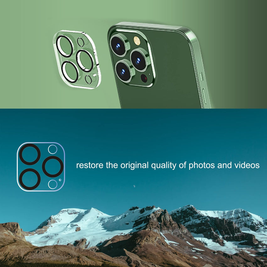 Ailun 3 Pack Camera Lens Protector for iPhone 16 Pro 6.3" / 14 Pro 6.1" & iPhone 16 Pro Max 6.9" / 14 Pro Max 6.7",Tempered Glass,9H Hardness,Anti - Scratch,Case Friendly[Does not Affect Night Shots] - 7DAY'S