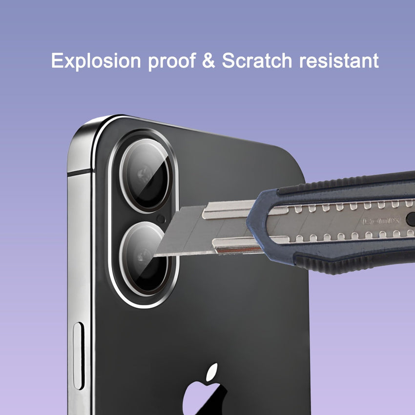 Ailun 3 Pack Camera Lens Protector for iPhone 16 Pro 6.3" / 14 Pro 6.1" & iPhone 16 Pro Max 6.9" / 14 Pro Max 6.7",Tempered Glass,9H Hardness,Anti - Scratch,Case Friendly[Does not Affect Night Shots] - 7DAY'S