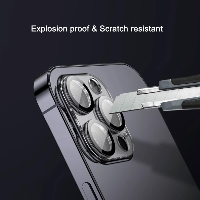 Ailun 3 Pack Camera Lens Protector for iPhone 16 Pro 6.3" / 14 Pro 6.1" & iPhone 16 Pro Max 6.9" / 14 Pro Max 6.7",Tempered Glass,9H Hardness,Anti - Scratch,Case Friendly[Does not Affect Night Shots] - 7DAY'S