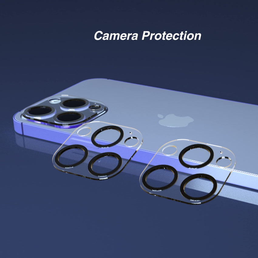 Ailun 3 Pack Camera Lens Protector for iPhone 16 Pro 6.3" / 14 Pro 6.1" & iPhone 16 Pro Max 6.9" / 14 Pro Max 6.7",Tempered Glass,9H Hardness,Anti - Scratch,Case Friendly[Does not Affect Night Shots] - 7DAY'S