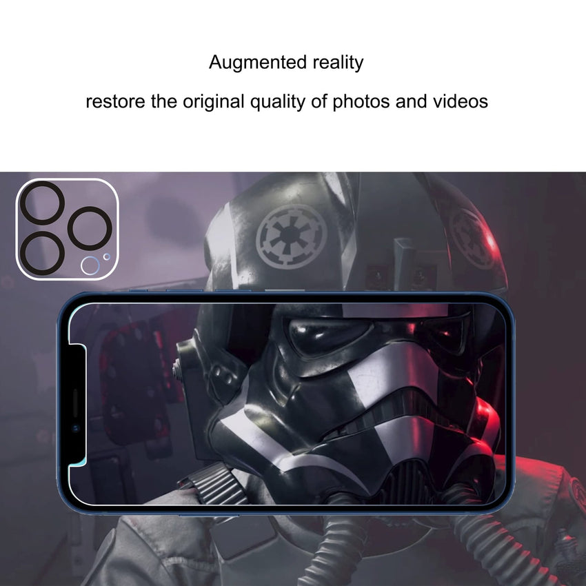 Ailun 3 Pack Camera Lens Protector for iPhone 16 Pro 6.3" / 14 Pro 6.1" & iPhone 16 Pro Max 6.9" / 14 Pro Max 6.7",Tempered Glass,9H Hardness,Anti - Scratch,Case Friendly[Does not Affect Night Shots] - 7DAY'S