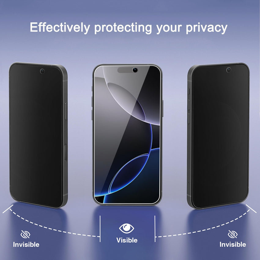 Ailun 3 Pack Privacy Screen Protector for iPhone 16 Pro Max [6.9 inch]+ 3 Pack Camera Lens Protector,Dynamic Island Compatible,Anti Spy Tempered Glass[9H Hardness] - HD - 7DAY'S
