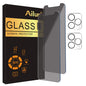 Ailun 3 Pack Privacy Screen Protector for iPhone 16 Pro Max [6.9 inch]+ 3 Pack Camera Lens Protector,Dynamic Island Compatible,Anti Spy Tempered Glass[9H Hardness] - HD - 7DAY'S