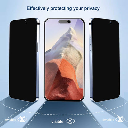 Ailun 3 Pack Privacy Screen Protector for iPhone 16 Pro Max [6.9 inch]+ 3 Pack Camera Lens Protector,Dynamic Island Compatible,Anti Spy Tempered Glass[9H Hardness] - HD - 7DAY'S