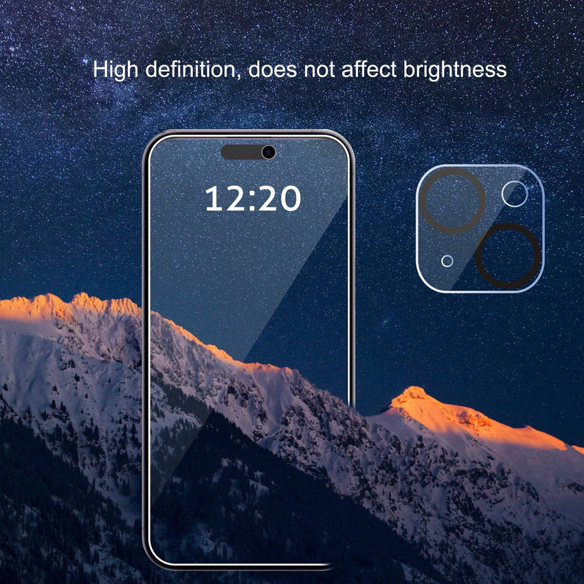 Ailun 3 Pack Privacy Screen Protector for iPhone 16 Pro Max [6.9 inch]+ 3 Pack Camera Lens Protector,Dynamic Island Compatible,Anti Spy Tempered Glass[9H Hardness] - HD - 7DAY'S