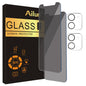 Ailun 3 Pack Privacy Screen Protector for iPhone 16 Pro Max [6.9 inch]+ 3 Pack Camera Lens Protector,Dynamic Island Compatible,Anti Spy Tempered Glass[9H Hardness] - HD - 7DAY'S