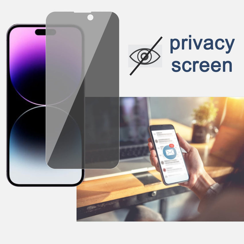 Ailun 3 Pack Privacy Screen Protector for iPhone 16 Pro Max [6.9 inch]+ 3 Pack Camera Lens Protector,Dynamic Island Compatible,Anti Spy Tempered Glass[9H Hardness] - HD - 7DAY'S