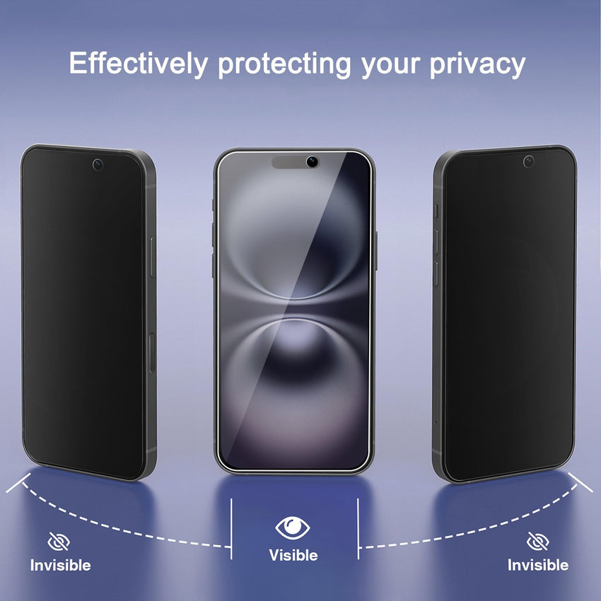 Ailun 3 Pack Privacy Screen Protector for iPhone 16 Pro Max [6.9 inch]+ 3 Pack Camera Lens Protector,Dynamic Island Compatible,Anti Spy Tempered Glass[9H Hardness] - HD - 7DAY'S
