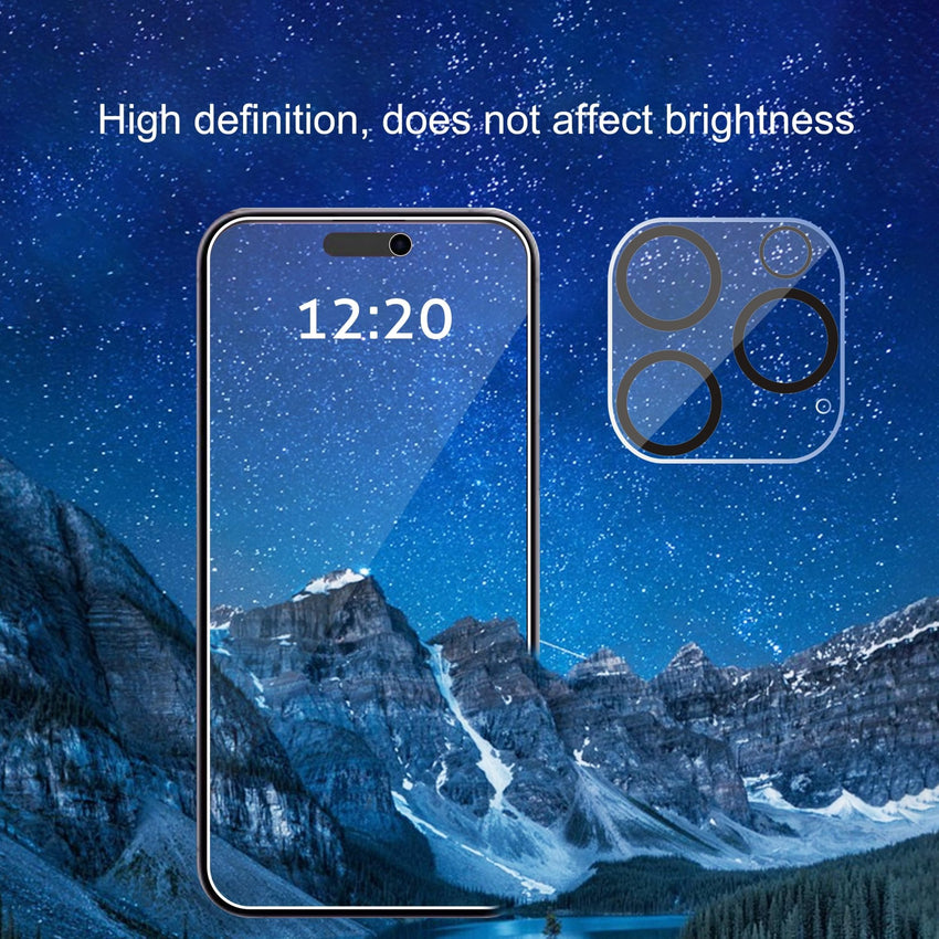 Ailun 3 Pack Privacy Screen Protector for iPhone 16 Pro Max [6.9 inch]+ 3 Pack Camera Lens Protector,Dynamic Island Compatible,Anti Spy Tempered Glass[9H Hardness] - HD - 7DAY'S