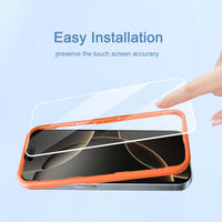 Ailun 3 Pack Screen Protector for iPhone 16 Pro Max [6.9 inch] + 3 Pack Camera Lens Protector with Installation Frame,Sensor Protection,Dynamic Island Compatible,Case Friendly Tempered Glass Film - 7DAY'S