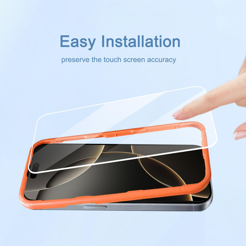 Ailun 3 Pack Screen Protector for iPhone 16 Pro Max [6.9 inch] + 3 Pack Camera Lens Protector with Installation Frame,Sensor Protection,Dynamic Island Compatible,Case Friendly Tempered Glass Film - 7DAY'S