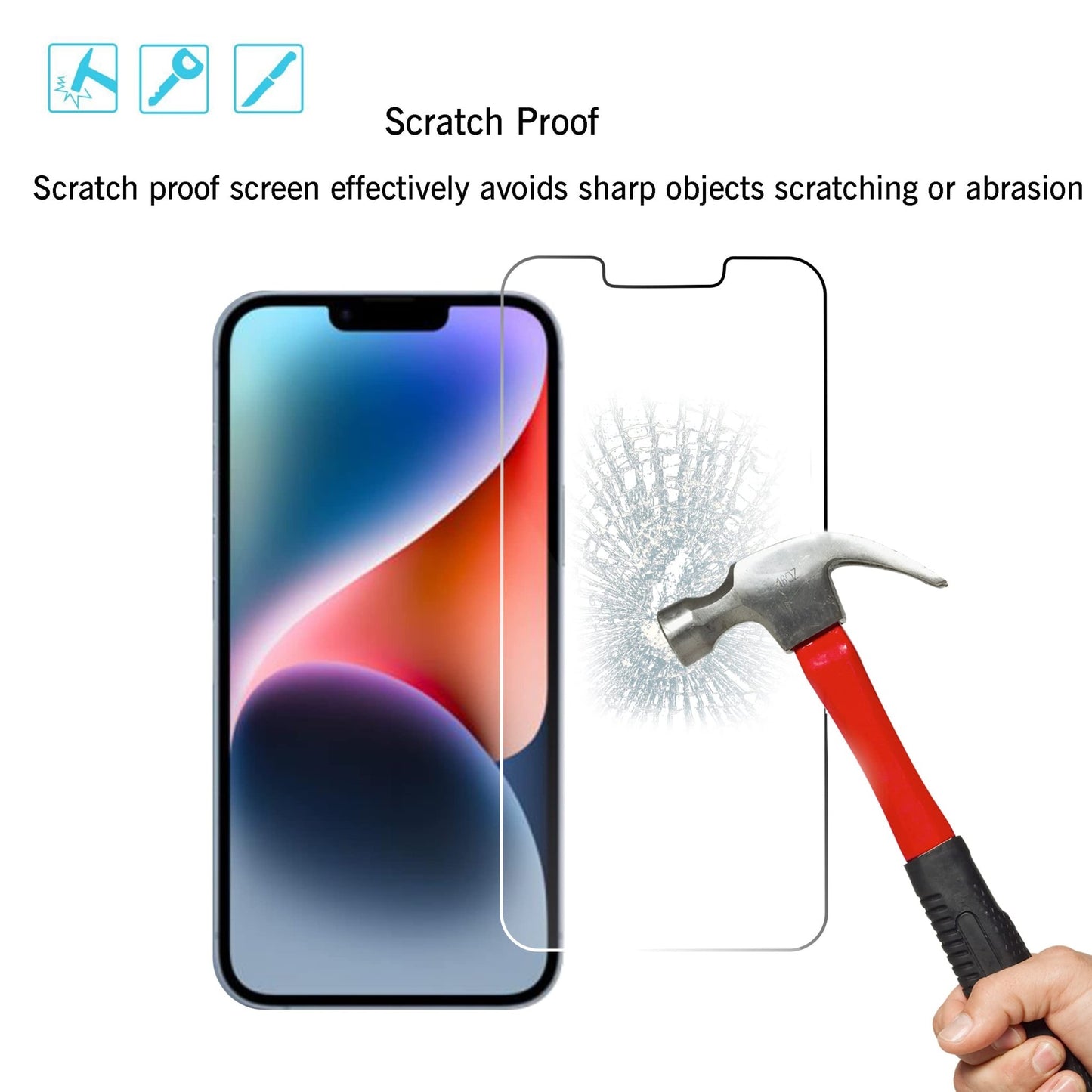 Ailun 3 Pack Screen Protector for iPhone 16 Pro Max [6.9 inch] + 3 Pack Camera Lens Protector with Installation Frame,Sensor Protection,Dynamic Island Compatible,Case Friendly Tempered Glass Film - 7DAY'S
