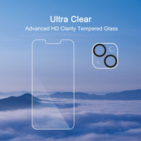 Ailun 3 Pack Screen Protector for iPhone 16 Pro Max [6.9 inch] + 3 Pack Camera Lens Protector with Installation Frame,Sensor Protection,Dynamic Island Compatible,Case Friendly Tempered Glass Film - 7DAY'S
