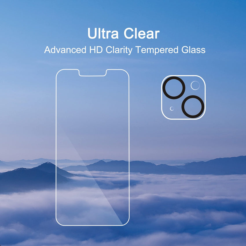 Ailun 3 Pack Screen Protector for iPhone 16 Pro Max [6.9 inch] + 3 Pack Camera Lens Protector with Installation Frame,Sensor Protection,Dynamic Island Compatible,Case Friendly Tempered Glass Film - 7DAY'S