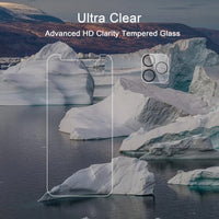 Ailun 3 Pack Screen Protector for iPhone 16 Pro Max [6.9 inch] + 3 Pack Camera Lens Protector with Installation Frame,Sensor Protection,Dynamic Island Compatible,Case Friendly Tempered Glass Film - 7DAY'S