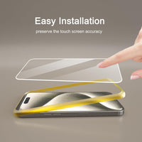 Ailun 3 Pack Screen Protector for iPhone 16 Pro Max [6.9 inch] + 3 Pack Camera Lens Protector with Installation Frame,Sensor Protection,Dynamic Island Compatible,Case Friendly Tempered Glass Film - 7DAY'S