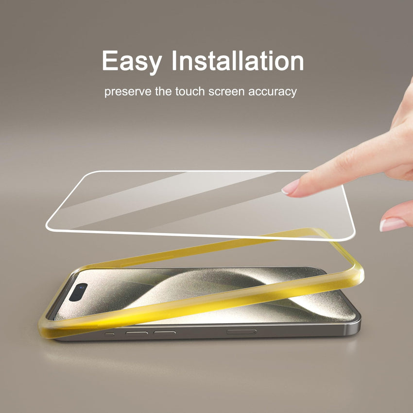 Ailun 3 Pack Screen Protector for iPhone 16 Pro Max [6.9 inch] + 3 Pack Camera Lens Protector with Installation Frame,Sensor Protection,Dynamic Island Compatible,Case Friendly Tempered Glass Film - 7DAY'S