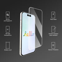 Ailun 3 Pack Screen Protector for iPhone 16 Pro Max [6.9 inch] + 3 Pack Camera Lens Protector with Installation Frame,Sensor Protection,Dynamic Island Compatible,Case Friendly Tempered Glass Film - 7DAY'S