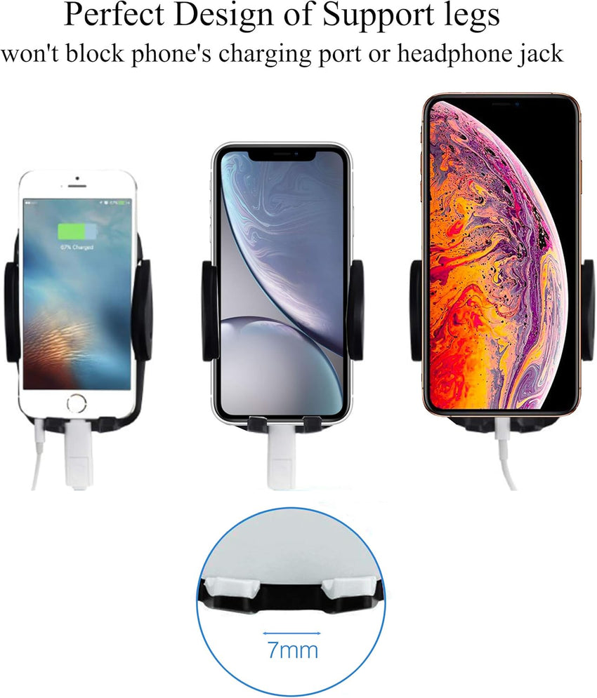 Ailun Car Phone Mount Air Vent Cellphone Holder Cradle 2Pack Universal for iPhone 15/14/13/12/11/11 Pro/11 Pro Max/X Xs XR Xs Max and More Smartphones Black - 7DAY'S