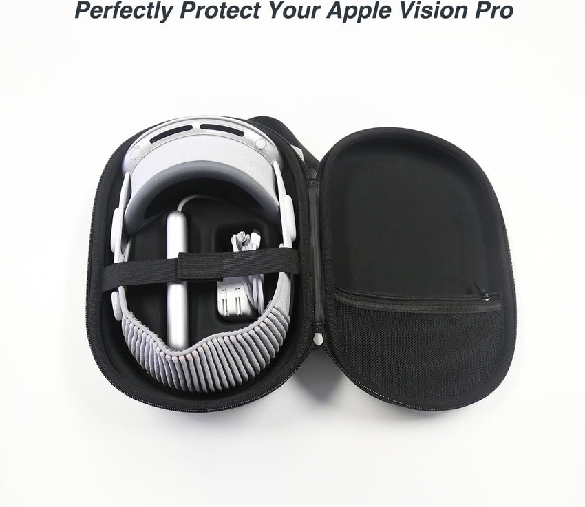 Ailun Carrying Travel Case for Vision Pro, Anti - fall Waterproof and Travel Hard Protective Cover Portable Storage Bag for Vision Pro VR Headset and Accessories - 7DAY'S