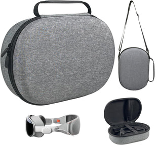 Ailun Carrying Travel Case for Vision Pro, Anti-fall Waterproof and Travel Hard Protective Cover Portable Storage Bag for Vision Pro VR Headset and Accessories