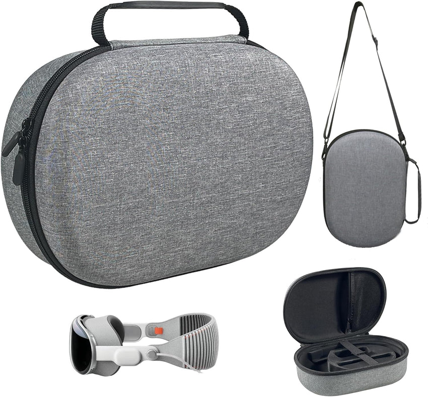 Ailun Carrying Travel Case for Vision Pro, Anti - fall Waterproof and Travel Hard Protective Cover Portable Storage Bag for Vision Pro VR Headset and Accessories - 7DAY'S