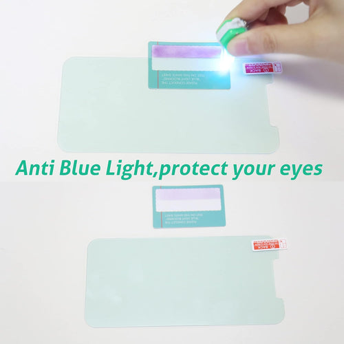 Ailun [Eye Protection] Anti Blue Light Screen Protector for iPhone 12 Pro Max 2 Pack [6.7 inch]+ 2 Pack Camera Lens Protector, Case Friendly Tempered Glass Film,[9H Hardness] - HD - 7DAY'S