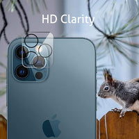 Ailun [Eye Protection] Anti Blue Light Screen Protector for iPhone 12 Pro Max 2 Pack [6.7 inch]+ 2 Pack Camera Lens Protector, Case Friendly Tempered Glass Film,[9H Hardness] - HD - 7DAY'S