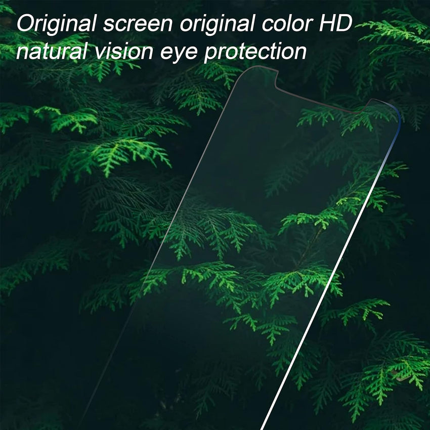 Ailun [Eye Protection] Anti Blue Light Screen Protector for iPhone 12 Pro Max 2 Pack [6.7 inch]+ 2 Pack Camera Lens Protector, Case Friendly Tempered Glass Film,[9H Hardness] - HD - 7DAY'S