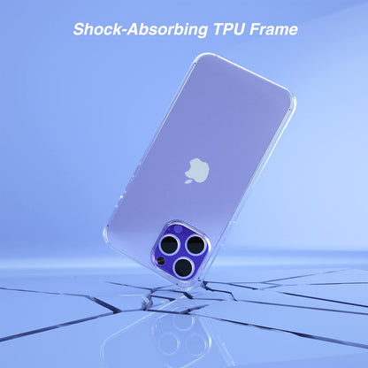 Ailun for iPhone 14 Pro Max [6.7 inch] [1 x Phone Case+1 x Glass Screen Protector] Shock Absorption Bumper PC and TPU Clear Cover, Dynamic Island Compatible, Sensor Protection Tempered Glass - 7DAY'S