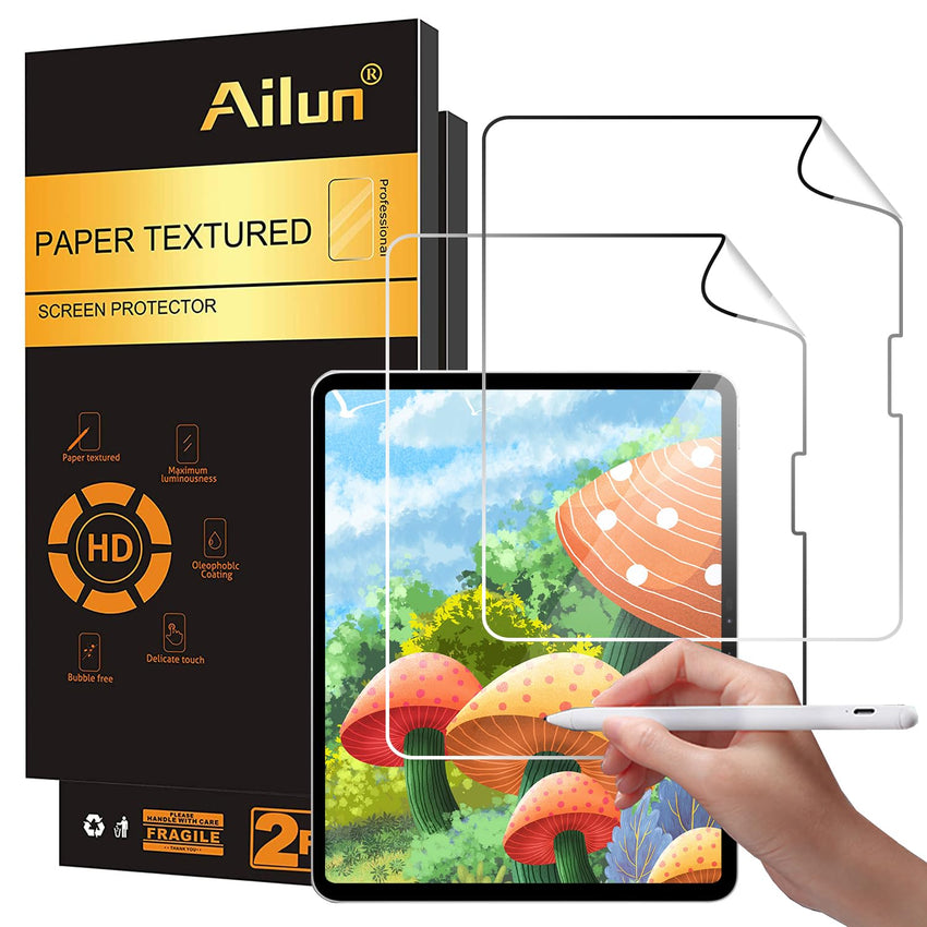 Ailun Paper Textured Screen Protector for iPad Air 11 Inch 2025/2024 [7th/6th Generation, M3/M2] 2 Pack Draw and Sketch Like on Papertouch Anti Glare - 7DAY'S